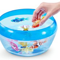 Robo Alive Robo Fish Robotic Swimming Fish (Teal + Orange) by ZURU Water Activated, Changes Color, Comes with Batteries, Amazon Exclusive (2 Pack) Series 3 - Image 4