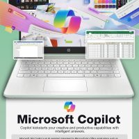 HP 14" Student Business Laptop - Windows 11 Pro • 1-Year Office 365 • Intel Quad-Core N150 • HD Anti-Glare Display • Wi-Fi 6 • Copilot+ PC • Green • 16G RAM • 128G UFS + 256GB Micro SD Card - Image 5