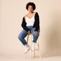 Amazon Essentials Women's Slim-Fit Knit V-Neck Layering Cami (Available in Plus Size), Pack of 4 - Image 7