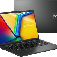 ASUS Vivobook Go 15.6” FHD Slim Laptop, AMD Ryzen 3 7320U Quad Core Processor, 8GB DDR5 RAM, 256GB SSD, Windows 11 Home, Fast Charging, Webcam Shield, Military Grade Durability, Black, E1504FA-AB34 - Image 2