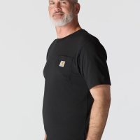 Carhartt Men's Loose Fit Heavyweight Short-Sleeve Pocket T-Shirt (Also Available in Big & Tall) - Image 3