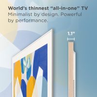 TCL 55-Inch Class NXTVISION Series QLED 4K UHD Google Smart TV Canvas Style Art Frame TV - QLED, 120hz, Matte Anti-Glare Screen, Free Bezel and Frame, Atmos, Free Art Included (55A300W, 2024 Model) - Image 6