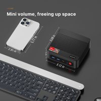 P4 Mini PC Desktop Computers, AMD Ryzen 7 5825U (up to 4.5GHz), 32GB DDR4, 1TB PCIe SSD, Dual LAN 2.5G & Wi-Fi 6E & BT5.2, 4K Triple Display, Compact Silent PC for Gaming, Office, Design - Image 8