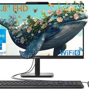 Lenovo 24 All-in-One Desktop Computer for Home Office, 23.8" Fhd Business Aio, Intel 4-Core Processor (Beat i3-1110g4), 32gb Ddr4 Ram, 1tb Pcie Ssd, WiFi 6, Bluetooth, Windows 11 Pro