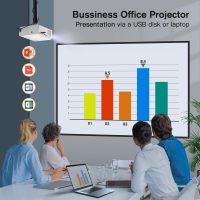AuKing Projector, 2025 Upgraded Electric-keystone Projector, Full HD 1080P Home Theater Video Projector, Compatible with HDMI/USB/AV/Smartphone/TV Box/Laptop - Image 6