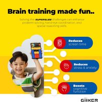 GiiKER Super Slide Puzzle Games, Original 500+ Challenges Brain Teaser Puzzle, Toys for Kids Teens, Travel Games Birthday Gifts Easter Basket Stuffers for Boys Girls, Activities for Road Trips - Image 5