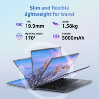 Laptop, 12GB LPDDR5 RAM 1TB SSD, 15.6 Inch Laptop Computer, Win11 Pro, N95 Quad Core Processor, Up to 3.4GHz, Preinstall Office Pro Plus 2024, WiFi 5, BT 5.0, USB-C, Fingerprint,Gray - Image 5