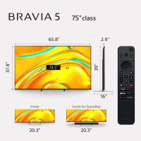 Sony BRAVIA 5 65 Inch TV, Mini LED, 4K Smart Google TV, XR Processor with AI Technology,120hz Television with Dolby Vision/Atmos, Exclusive Features for PlayStation®5, K-65XR50, 2025 Model - Image 5