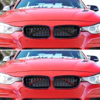 Red V Brace Covers for BMW 1 3 4 5 7 Series Accessories F20 F21 F22 F30 F31 F35 G11 G12 G14 G30 G31 320i 328i 330i 335i 535i Grill Insert Trims Front Cross Bar - Image 2