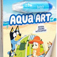 Horizon Group USA Bluey Aqua Art - Reusable Water Reveal Activity Pages With Water Pen for No-Mess Drawing and Coloring - Image 6