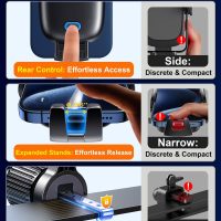 Qifutan Car Phone Holder Mount Phone Mount for Car Windshield Dashboard Air Vent Universal Hands Free Automobile Cell Phone Holder Fit for iPhone Smartphone Camera Mounts - Image 7