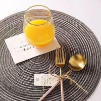 Circle Place Mats Kitchen Table Mats for Dining Table Wedding Party Office Home Easy Clean Decorative Protector - Image 5
