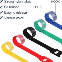 120PCS 6 Inch Cable Ties Reusable Multi-Purpose Wire Ties Cord Organizer Adjustable Cable Management 5 Colors - Image 3