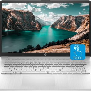 HP 17 Laptop, 17.3" HD+ Touchscreen, Intel Core i7-1255U Processor, 32GB RAM, 1TB SSD, Webcam, HDMI, Backlit Keyboard, Wi-Fi, Windows 11 Home, Silver