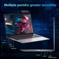 jumper 2025 Laptop, Intel 8-Core Processor(Up to 4.4GHz), 16GB DDR4 512GB NVME SSD, 15.6" FHD IPS Screen, 62.7Wh Battery, WiFi-6, Bluetooth5.1, USB3.2, 4 Stereo Speakers, 2 Memory Slots. - Image 7