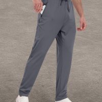 3 Pack Mens Athletic Sweatpants with Zipper Pockets,Workout Gym Joggers Pants for Men Running Jogging Pants - Image 6