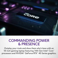 Alienware M18 R2 Gaming Laptop - 18 QHD+ 165Hz 3ms Display, Intel Core i9-14900HX, 32GB DDR5 RAM, 1TB SSD, NVIDIA GeForce RTX 4080 12 GB GDDR6, Windows 11 Home, Onsite Service - Dark Metallic Moon - Image 2