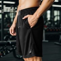 NY Threads Mens Athletic Shorts 2 Pack Quick Dry Lightweight Running Workout Gym Shorts with Pockets - Image 3