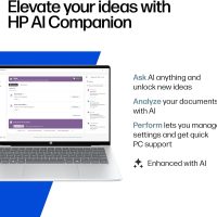 HP OmniBook 5 14 inch Next Gen AI PC, OLED Display, Snapdragon X Plus X1P-42-100, 16 GB RAM, 1 TB SSD, Qualcomm Adreno GPU, Windows 11 Home, Copilot+ PC, Glacier Silver, 14-he0099nr - Image 5