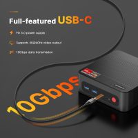 P4 Mini PC, AMD Ryzen 7 5700U, 32GB DDR4 RAM 1TB PCIe 3.0 SSD,Small Gaming Computer Supports 4K Triple Display,Dual LAN 2.5GbE,WiFi6E,BT5.2 - Image 7
