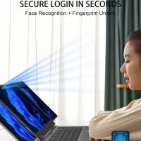 Triple Screen Laptop,16” Main + Dual 10.5” Monitors, Core i7-1270P, 32GB RAM,2TB SSD, Windows 11 Pro,Wi-Fi 6,BT 5.2,Face & Fingerprint Unlock,USB-C,HDMI for Business/Design/Stock Trading - Image 8