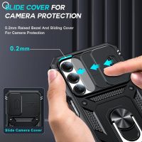 LeYi for Galaxy A16-5G Phone Case: Galaxy A16 5G Screen Protector [2 Packs] with Camera Cover, Military-Grade Heavy Duty Protection Cell Android Basic Funda para Samsung Galaxy A 16 5G Phone, Black - Image 2