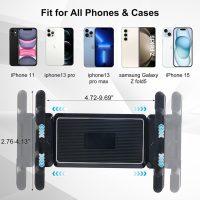 5 in 1 car Phone Holder, car Dashboard Windshield Phone Mount, Suitable for iPhone15 14 iPhone13 promax, Samsung Z Fold 7 6 5, All Smartphones - Image 7