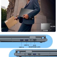 Triple Screen Laptop,16” Main + Dual 10.5” Monitors, Core i7-1270P, 32GB RAM,2TB SSD, Windows 11 Pro,Wi-Fi 6,BT 5.2,Face & Fingerprint Unlock,USB-C,HDMI for Business/Design/Stock Trading - Image 5