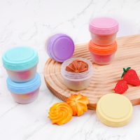 6Pcs 2.7 oz Leak-Proof Food Storage Containers With Lids, Small Condiment Containers for Meal Prep, Bento Box for Lunch Picnic Travel - Image 2