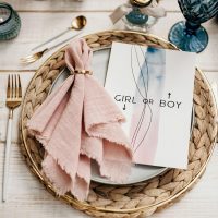 2 Pack 16x16 Inches Dusty Pink Fringe Cotton Cloth Napkins Handmade Dinner Napkins for Wedding, Festivals, Parties, Everyday Home Decor - Image 2