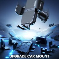 Lamicall 2025 Wider Clamp & Metal Hook Car Phone Holder Vent [Thick Cases Friendly] Phone Holders for Your Car Mount Automobile Hands Free Cradle Air Vent for iPhone 16 15 14 13 Pro Max Smartphone - Image 6