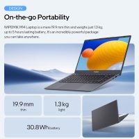 Laptop Computer, 8GB RAM, 128GB SSD, Quad-Core N5095 Processor Laptop, 14" HD Display Laptops, Support WiFi 5, Bluetooth 5.0, USB 3.0, Webcam, Pre-Installed Office Pro Plus 2024 - Image 4