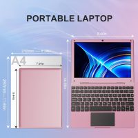Laptop Computer, Windows 11 Laptop, 8GB+128GB, Intel Celeron Dual core Processors, 10" Laptops, Bluetooth WiFi Webcam HDMI, and Laptop Bag,Mouse, Mouse Pad, Headphone（Rose Gold） - Image 7