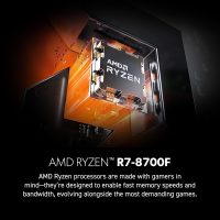 MSI Codex Z2 Gaming Desktop: AMD R7-8700F, GeForce RTX 5070, 32GB DDR5, 2TB m.2 NVMe SSD, USB Type-C, VR-Ready, Windows 11 Home : A8NVP-436US - Image 2