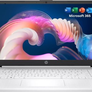 HP 16GB RAM Laptop with Free Microsoft 365 | 1.2TB Storage (256GB Hard Drive and 1TB Cloud) | Intel 4-Core | Windows 11 | Lightweight Design | Slim & Powerful | No Earbuds