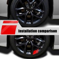 Pack-6 Car Reflective Stickers, Car Wheel Rim Stripe Decals, Universal Automotive Decals for 18-21 Inch Wheels Tire Rim Decoration Accessories (Red) - Image 5