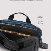 Lenovo Laptop Carrying Case T210, 15.6-Inch Laptop and Tablet, Sleek Design, Durable and Water-Repellent Fabric, Business or School, GX41L83769 Casual Toploader - Eco Black - Image 5