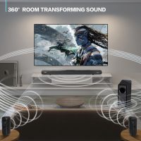 5.1 CH Surround Sound Bar with Dolby Audio, Sound Bars for TV, Wireless Subwoofer & Rear Speaker, Dolby Digital Plus, Bluetooth 5.3, Surround Sound System for Home Theater, 4K & HD TVs| HDMI & Optical - Image 2