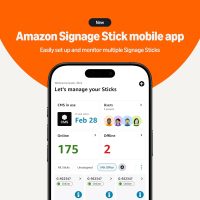Amazon Signage Stick - digital signage media player - quad-core SoC, 4K video streaming and playback, WiFi 6E - Image 2