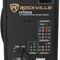 Rockville HTS56 1000W 5.1 Channel Home Theater System, Bluetooth, USB, 8" Subwoofer, LED Light Effects, Remote Control, Optical Input, for Movies, Music & Karaoke - Image 7