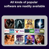Streaming Media Player Converts Regular TV to Smart TV 4K Resolution Chromecast Built-in Android 14.0 OS Quad-Core Processor WIFI6 Bluetooth Bluetooth Voice Remote 2GB+8GB Memory (M9-8K) - Image 5