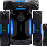 Rockville HTS56 1000W 5.1 Channel Home Theater System, Bluetooth, USB, 8" Subwoofer, LED Light Effects, Remote Control, Optical Input, for Movies, Music & Karaoke - Image 2