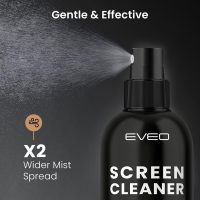 Screen Cleaner Spray - TV Screen Cleaner Spray and Microfiber Cloth kit, Computer Screen Cleaner & Car Screen Cleaner for TV, Monitor, Laptop, MacBook, iPad, iPhone and Electronic Devices - 2 Pack - Image 7