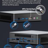 GEEKOM Air12 Lite Mini PC (3-Year Quality Support),with 12th Gen Intel N150 (Upgraded N100),16GB RAM 512GB NVMe PCIe M.2 SSD,6 USB Ports 9-Pin Mini Desktop Computer for Home/Business/Office - Image 2