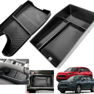 2025 2026 HRV HR-V Center Console Organizer Tray for Honda HR-V 2025 2024 2023 Console Tray Center Armrest Glove Storage Box for HRV HR-V 2026 Accessories 2024 HR-V Box（2pcs）
