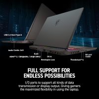 MSI Vector 16 HX AI 16” 240Hz QHD+ Gaming Laptop: Intel Core Ultra 9-275HX, NVIDIA Geforce RTX 5070Ti, 16GB DDR5, 1TB NVMe SSD, Thunderbolt 5, Wi-Fi 7, Win 11 Home: Cosmo Gray A2XWHG-211US - Image 6