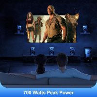 Bobtot Surround Sound Speakers Home Theater Systems - 700 Watts Peak Power 5.1/2.1Wired Stereo Speaker System 5.25" Subwoofer Strong Bass with Bluetooth HDMI ARC Optical Input - Image 4