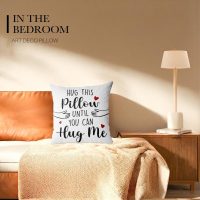 Long Distance Relationships Gifts Pillow Cases, Valentines Day Gifts, Valentines Day Decorations, Sofa Bed Couch Decor Pillow Protector Pillow Cover for Home Farmhouse Car Bedroom Dining Room - Image 4