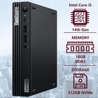 Lenovo ThinkCentre Tiny M70q Gen 5 Intel 10-Core i5-14400T (Beat i7-13700T), 16GB DDR5 RAM, 512GB NVMe, WiFi 6E, Bluetooth, RJ-45, DP Port, HDMI, W11P, Business Desktop - Image 2