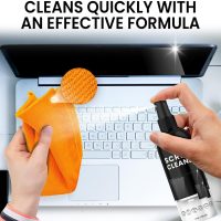 Screen Cleaner Spray - TV Screen Cleaner Spray and Microfiber Cloth kit, Computer Screen Cleaner & Car Screen Cleaner for TV, Monitor, Laptop, MacBook, iPad, iPhone and Electronic Devices - 2 Pack - Image 5